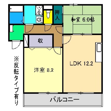 フィネス高橋の物件間取画像